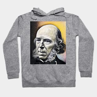 Herbert Spencer yellow Portrait | Herbert Spencer Artwork 9 Hoodie